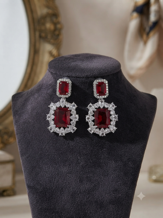 Vienna Diamond CZ Earrings