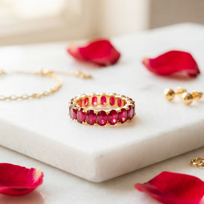 Ruby Red Eternity Ring