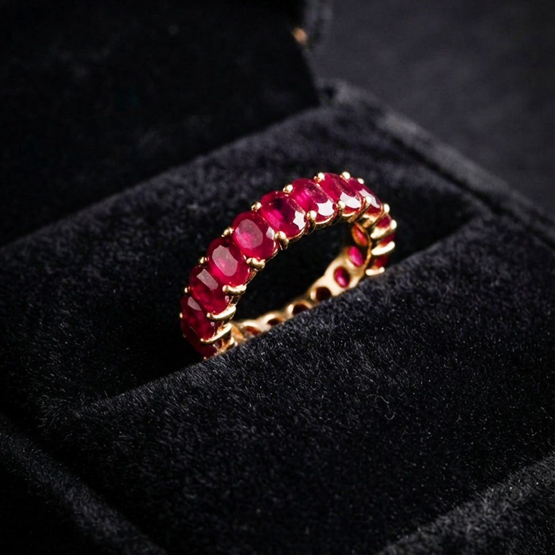 Ruby Red Eternity Ring