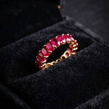 Ruby Red Eternity Ring
