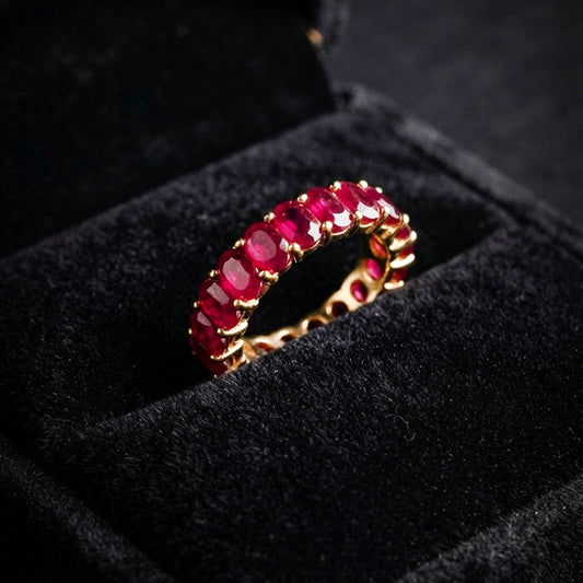 Ruby Red Eternity Ring