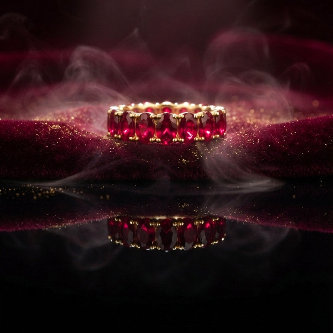 Ruby Red Eternity Ring