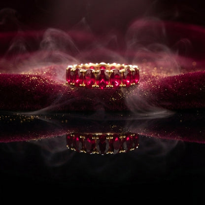 Ruby Red Eternity Ring